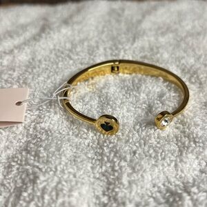 Kate Spade Spot the Spade Hinged Cuff Bracelet